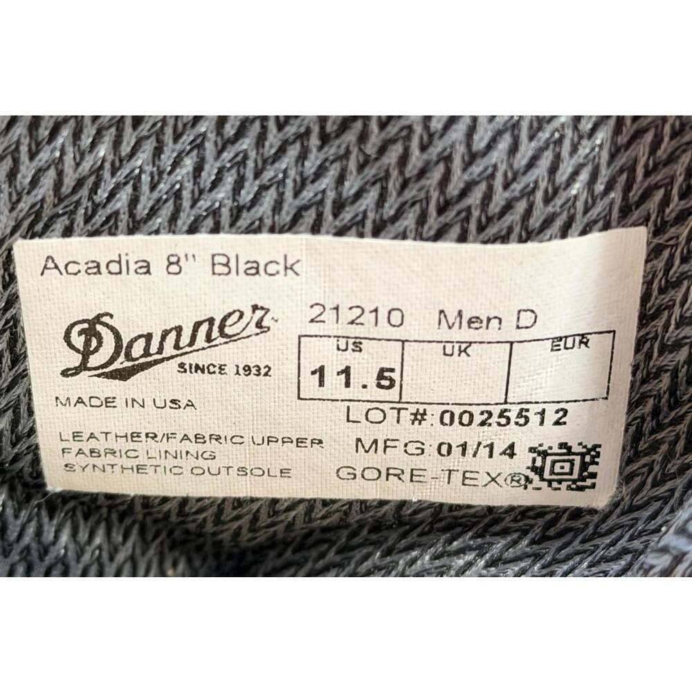 Danner Acadia Men's Uniform / Work / Duty Boots 11.5 D 21210 - Picture 9 of 9